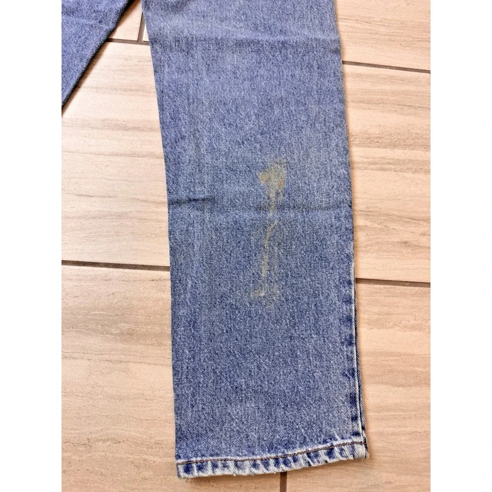 Vintage Old Rye Jeans 33x32 Baggy Loose‎ Fit Tapered Leg Distressed 90s Soft